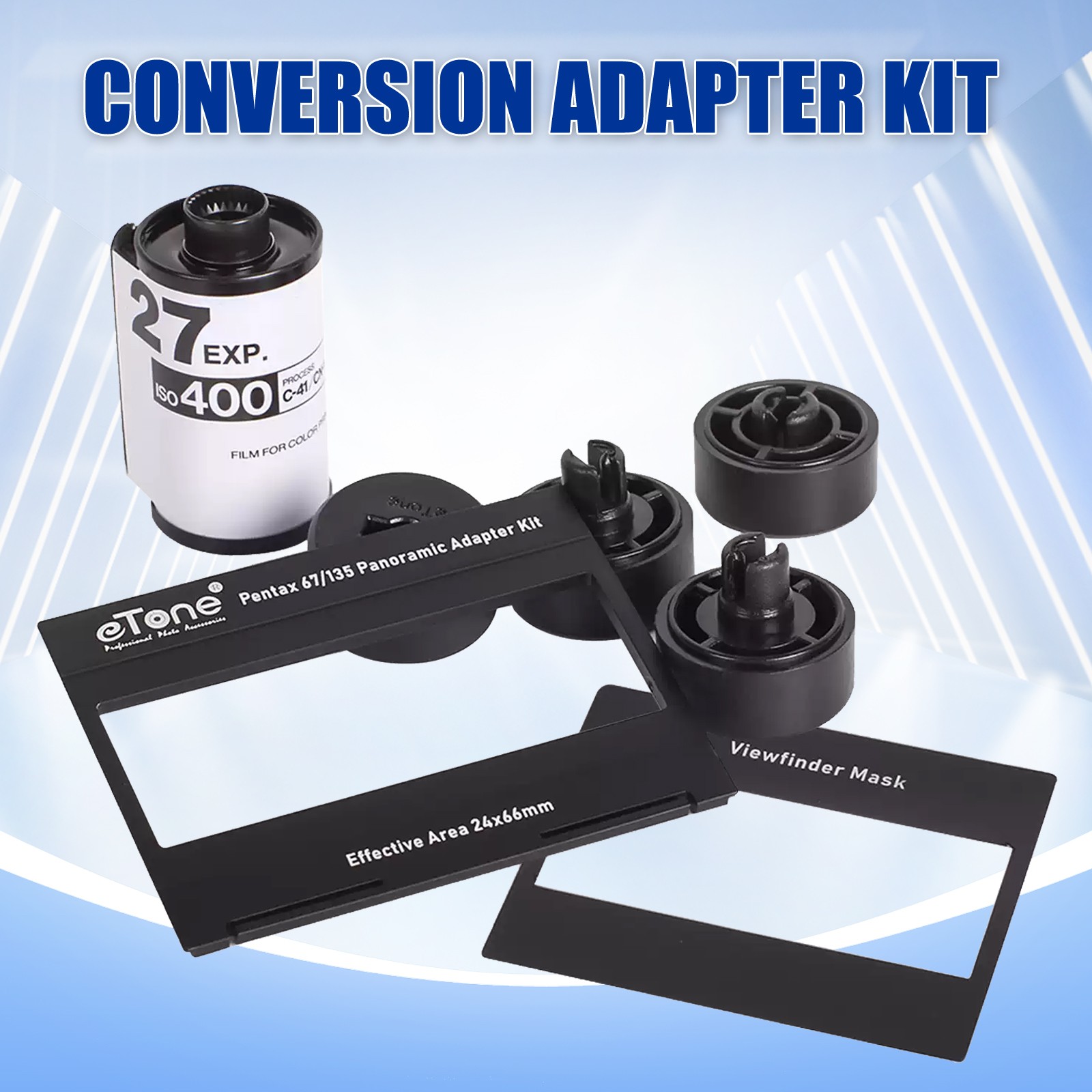 eTone Conversion Set Fit For Pentax 67 6x7 67II Camera 135 To 120 Panorama phoZw