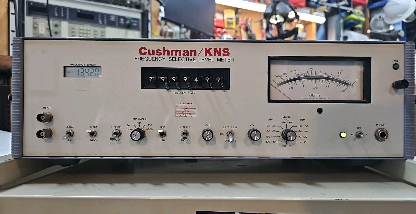 Cushman/KNS K-30 Frequency Selective Level Meter