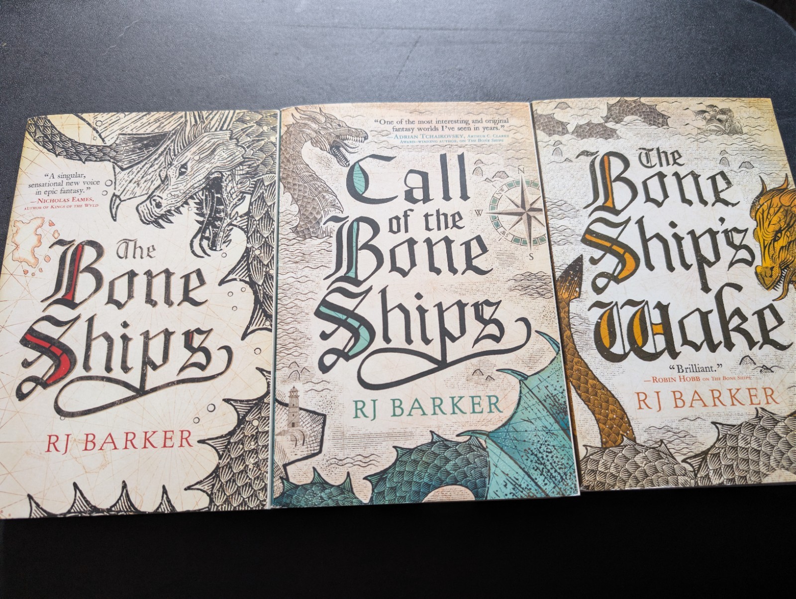 The Tide Child Trilogy Series, Collection Set of 3 Books. The Bone Ships, Ca...