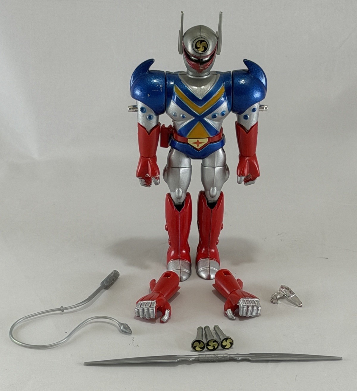 Tekkaman Space Knight Robot Chogokin Nakajima Die Cast 1977 Tatsunoko Japan