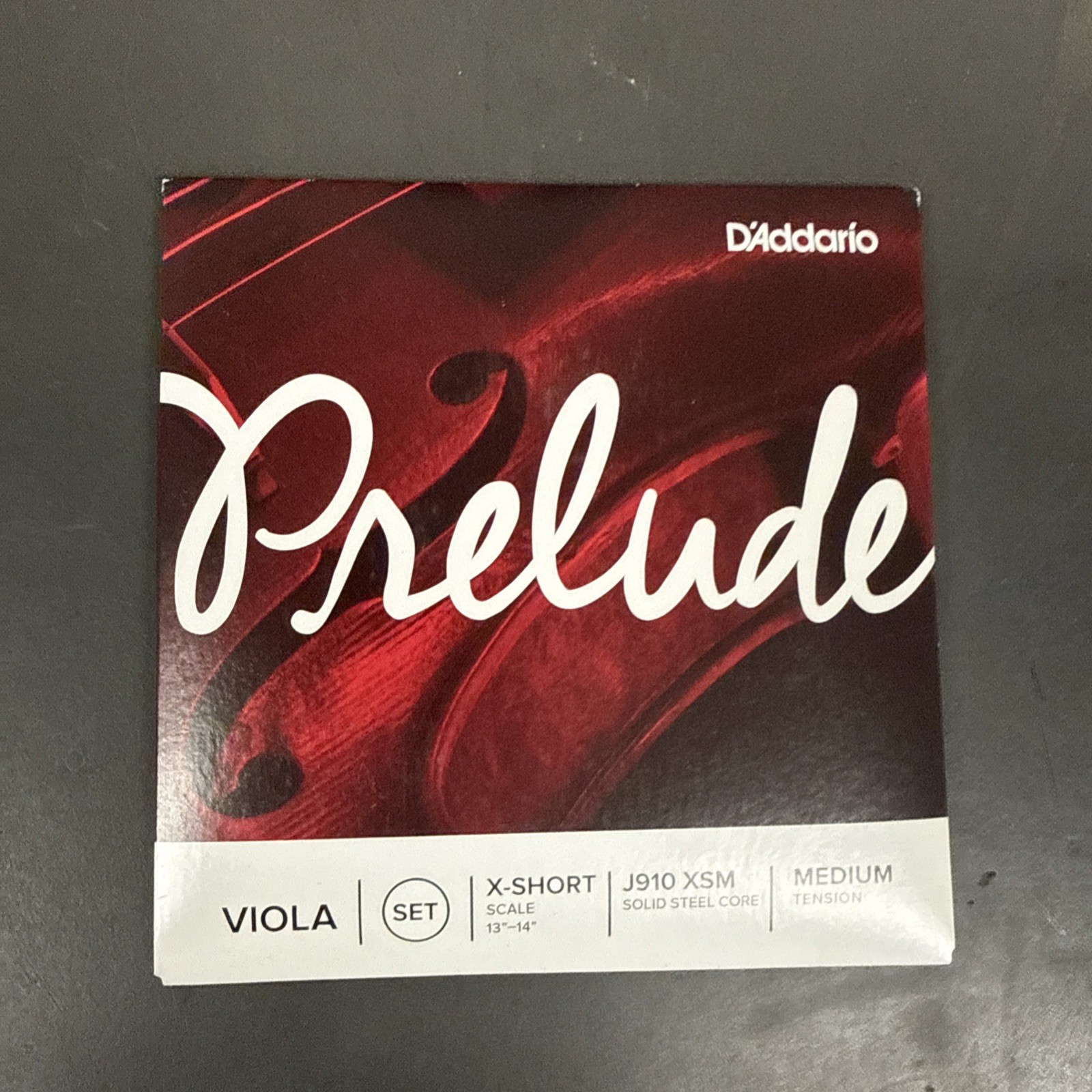 D'Addario J910 Prelude Viola String Set - X-Short Size (13-14  inch)