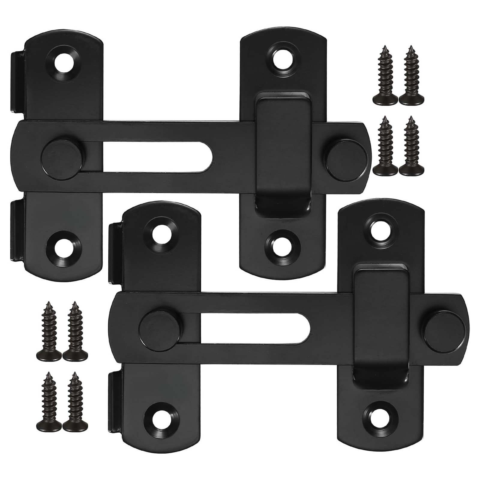 2pcs 180° Degree Flip Sliding Barn Door Locks and Latches, Sliding Barn Door ...