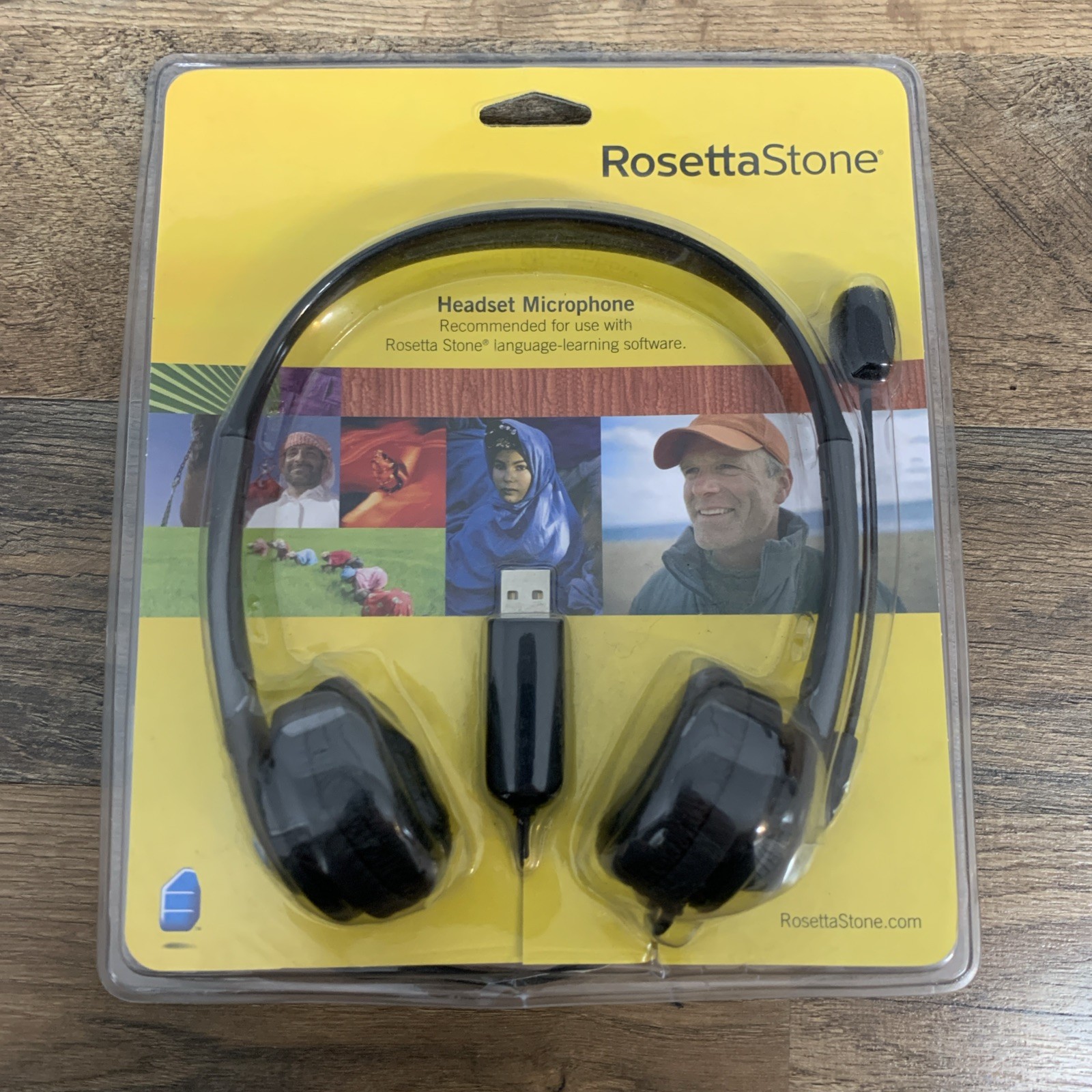 Rosetta Stone Headset Microphone USB For Language Learning Software NEW & Sealed