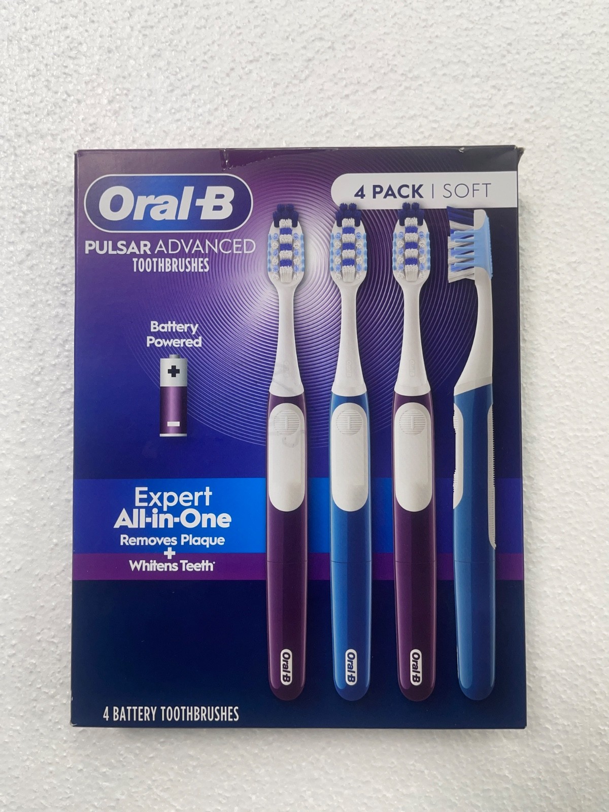 Oral-B Pulsar Advanced All-in-One Soft Toothbrush, 4 ct.