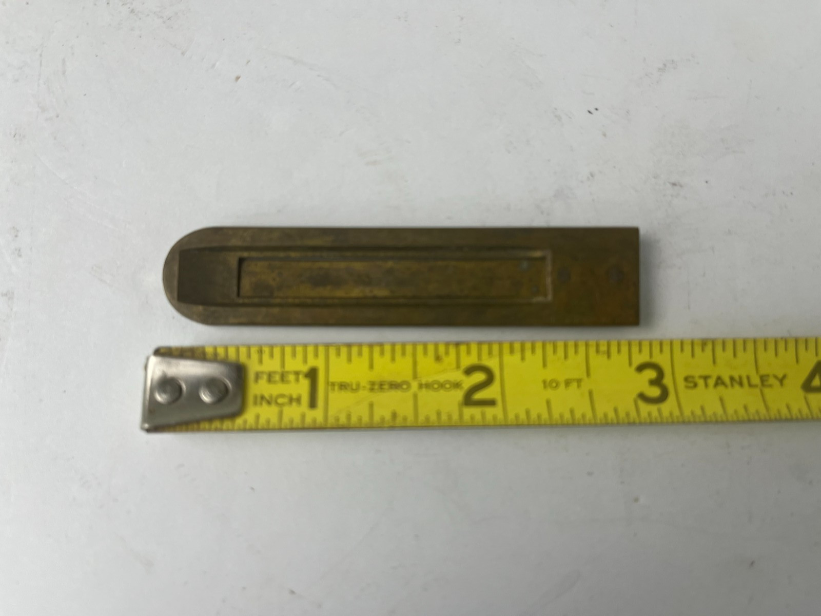Antique Brass Reed From A Pump Organ 2 3/4"