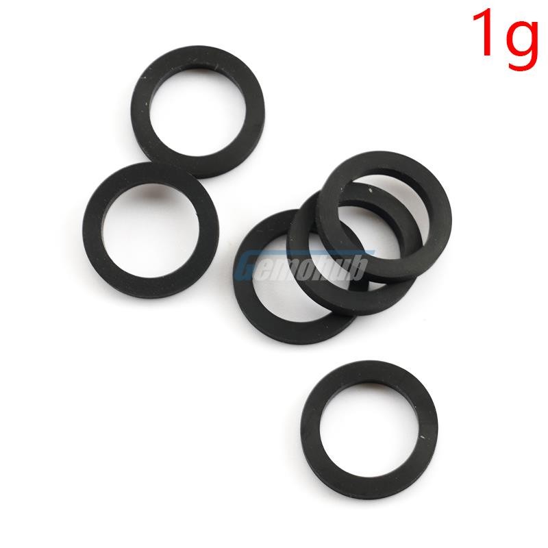 6PCS 11x2x2mm Tire Belt Loop Rubber Ring Cassette Deck Tape Recorder Set