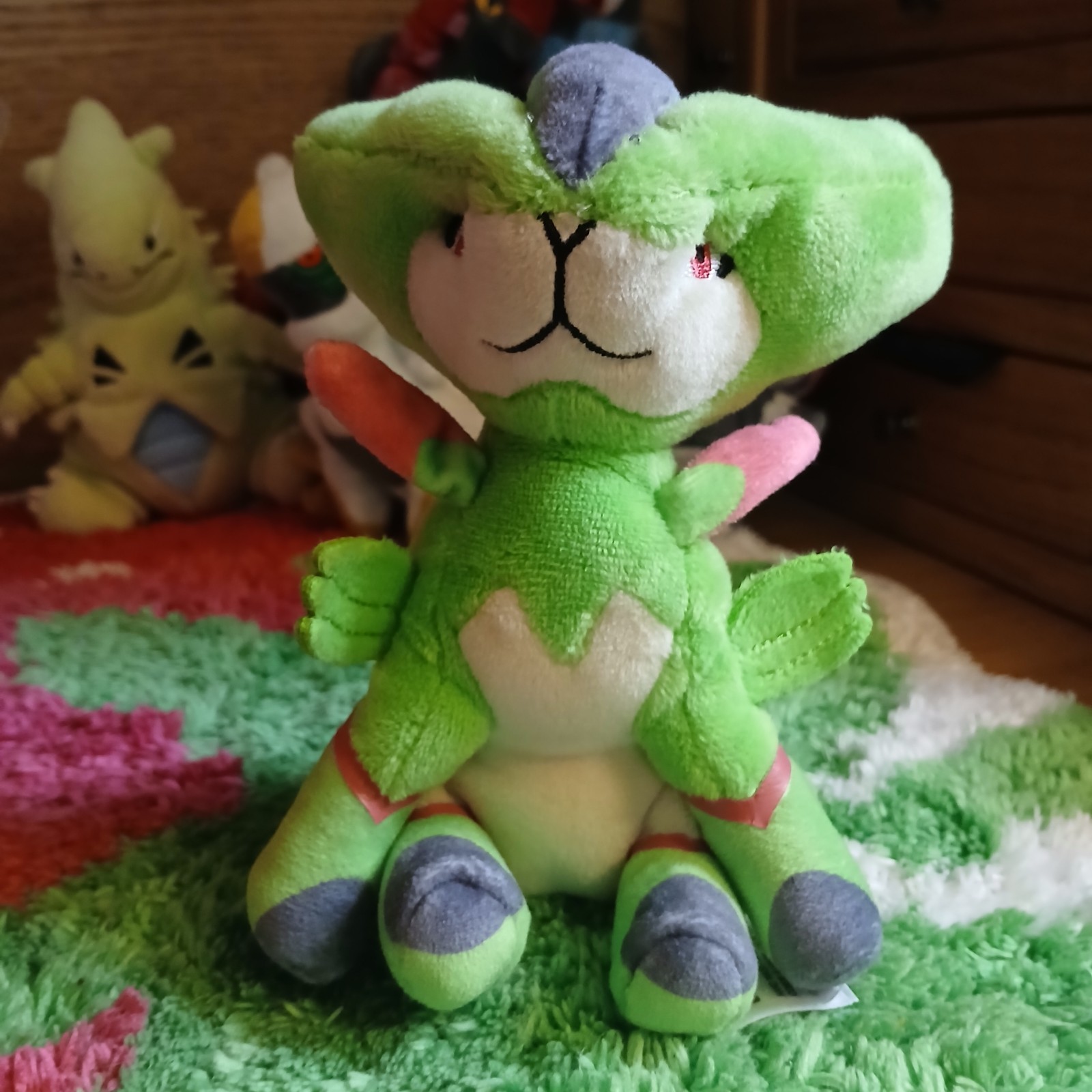 Pokemon Center Japan Pokemon Fit Sitting Cuties Virizion Plush Doll