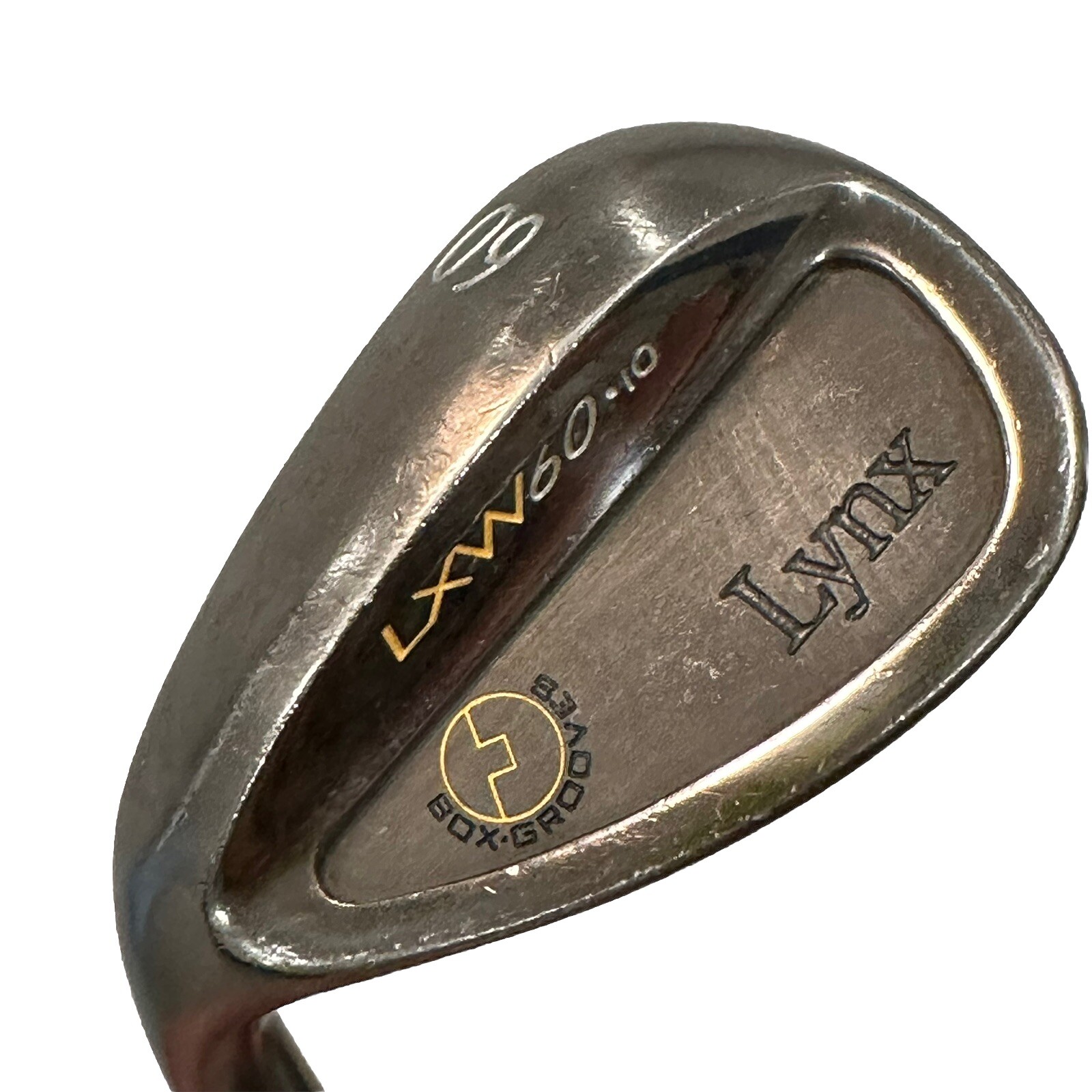 LEFTY Lynx LXW 60-10 Box Groove Sand Wedge TT Wedge Flex Steel 35 1/4” LH
