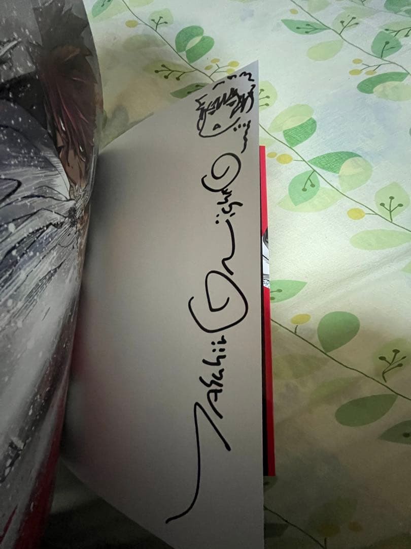 Blood Blockade Battlefront Fan Book Yasuhiro Naito Autographed Japan