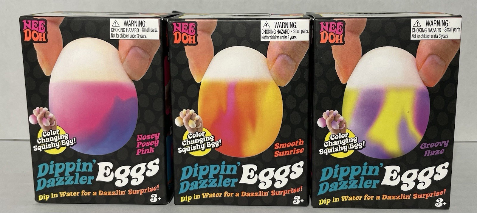 Nee Doh Dippin’ Dazzler Egg Set Of 3