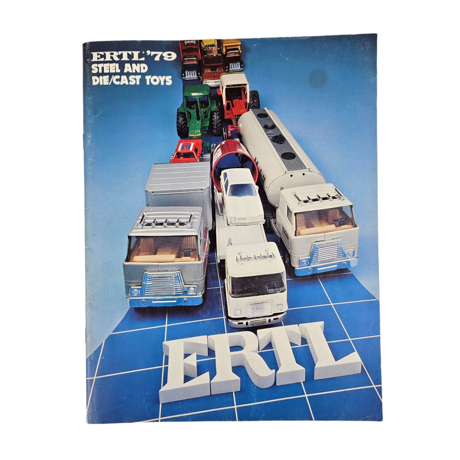 1979 ERTL TOYS Toy Catalog Steel and Die Cast Tractor Farming Models Original