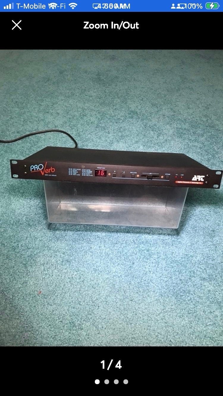 Vintage ART Model 260 Pro Verb, digital reverb & effects unit