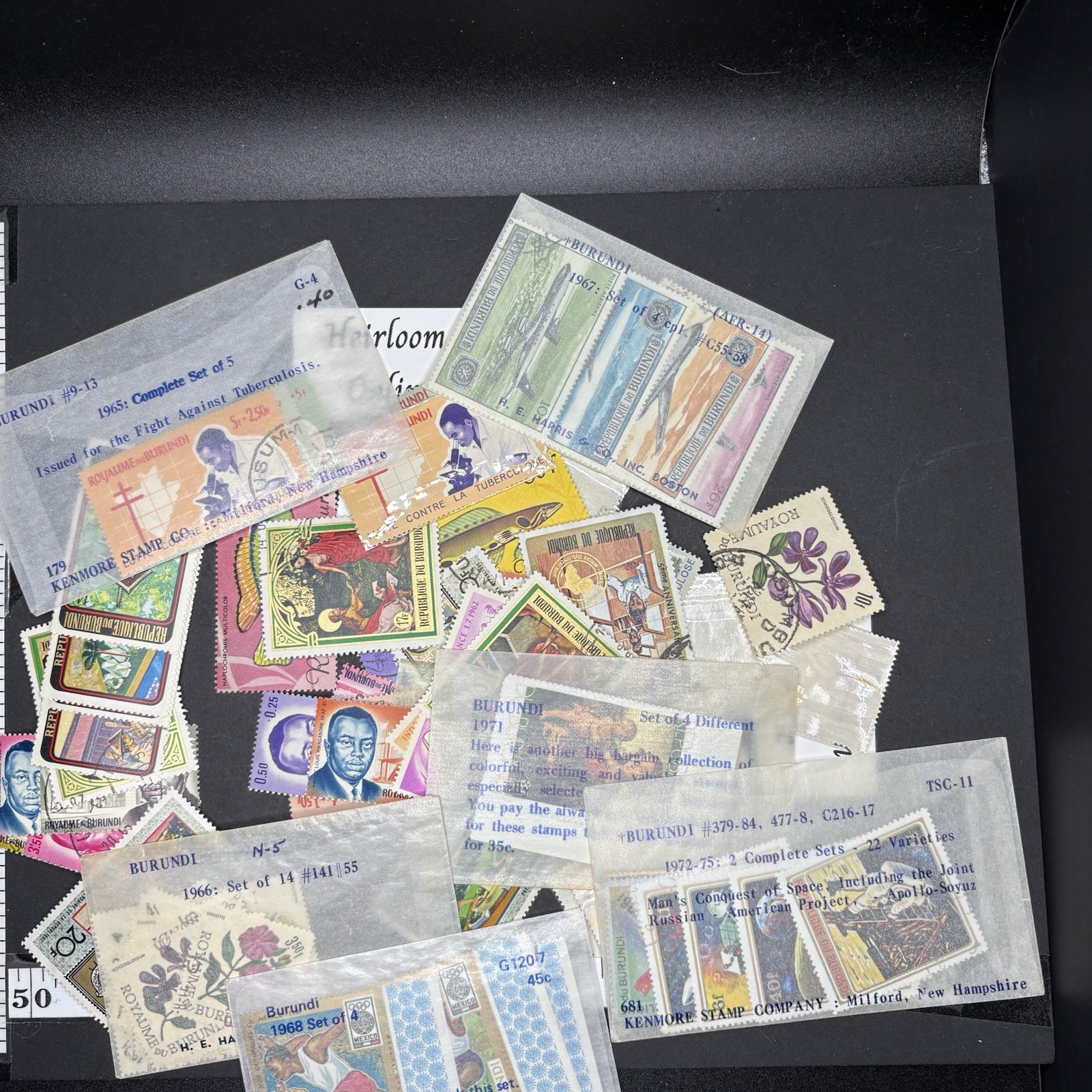 Burundi - Mixed Stamp Lot - Lots To Check Out Here !  Great Price !