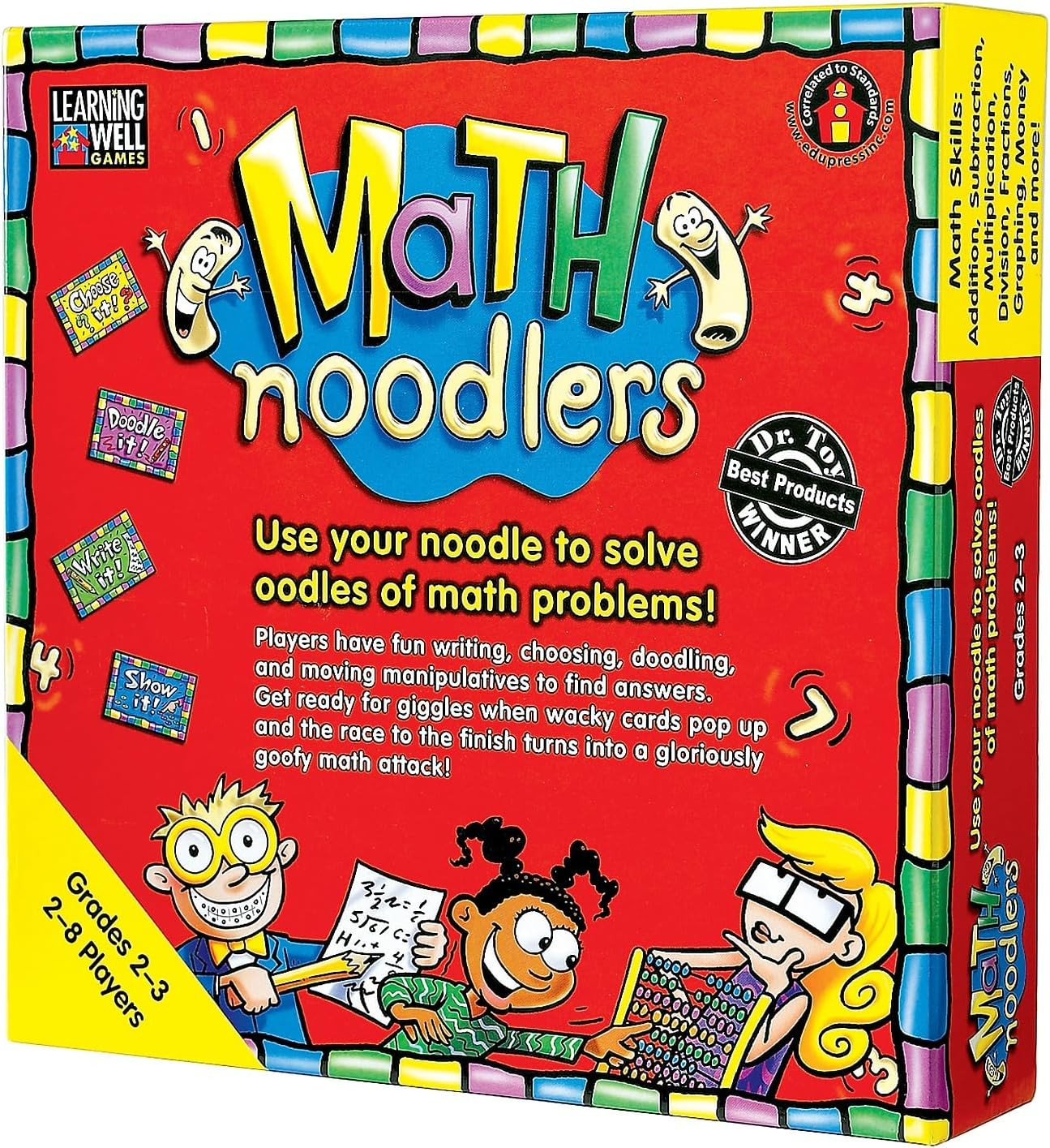 Math Noodlers Game, Grades 2-3 (EP62350), Multi
