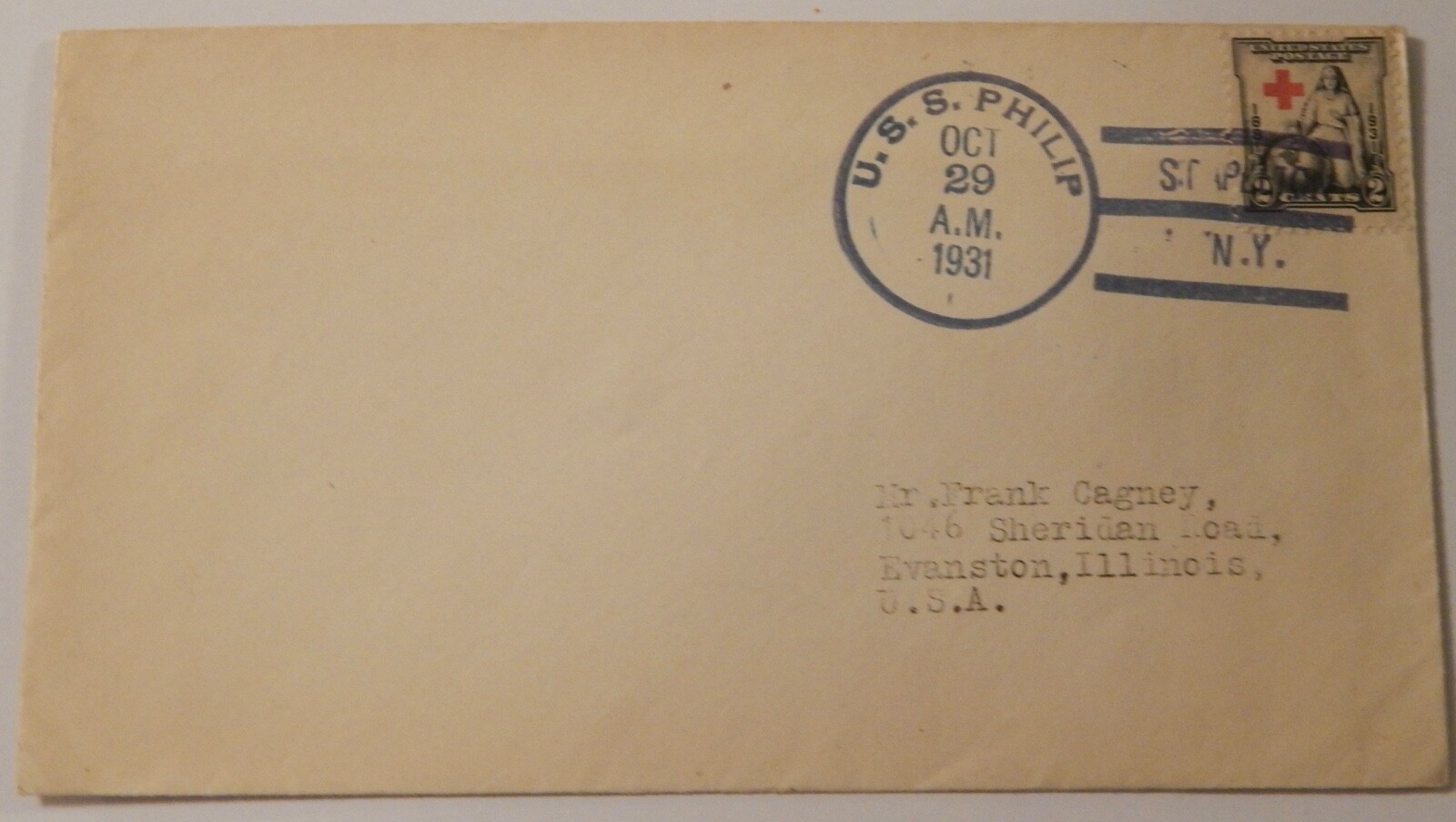 USS Philip (DD 76) October 29 1931 Stapleton New York