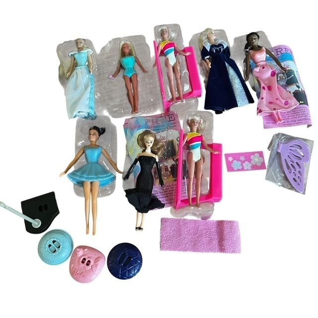 Vintage 1990s Mattel Happy Meal Barbie Toys