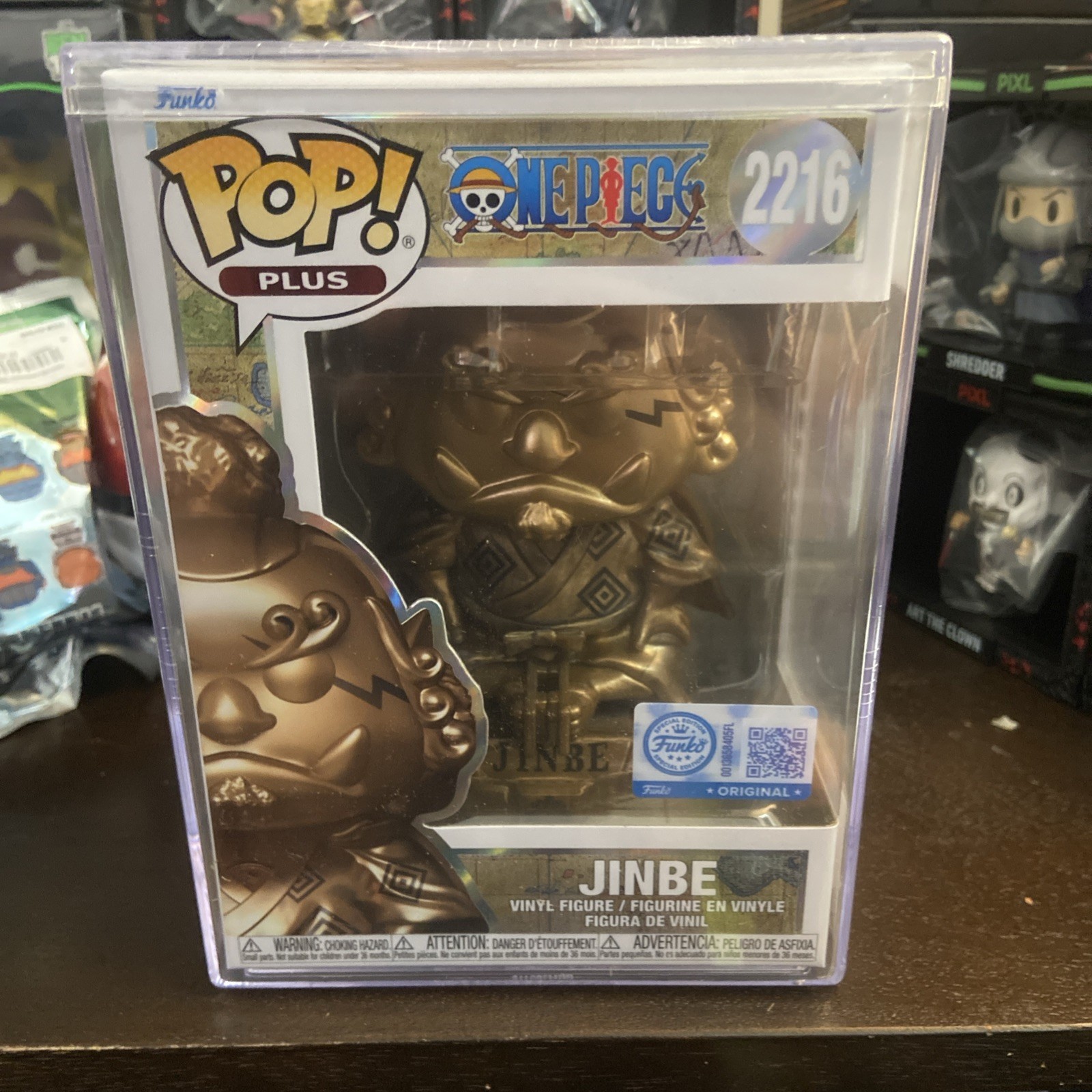 Funko One Piece Jinbe 2216 Bronze Statue SEALED