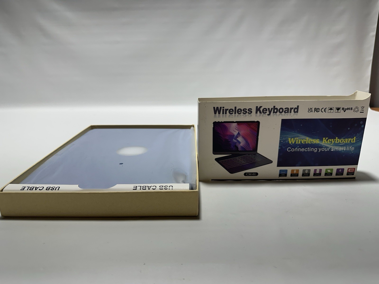 CC Store iPad A16 11th 10th Gen Keyboard Case Backlit Trackpad 