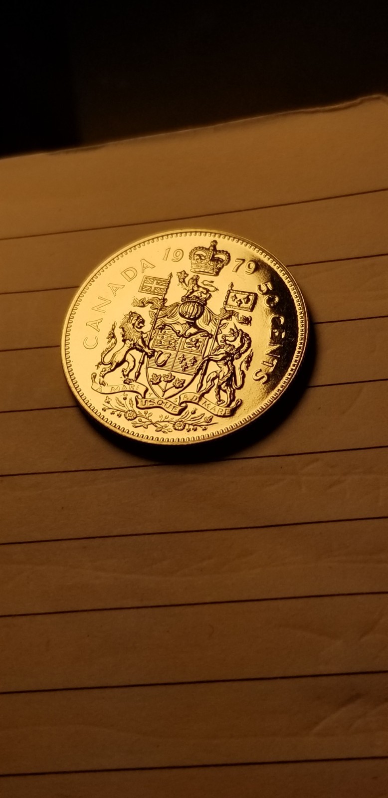 1979 Canada 50 Cents Coin Mint Grade Beauty Idab1.