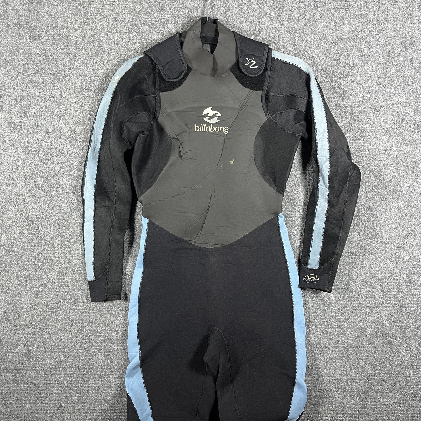 VIntage Y2K Billabong Wetsuit X2 3/2 mm Full Wetsuit Blue Black Womens Size 6