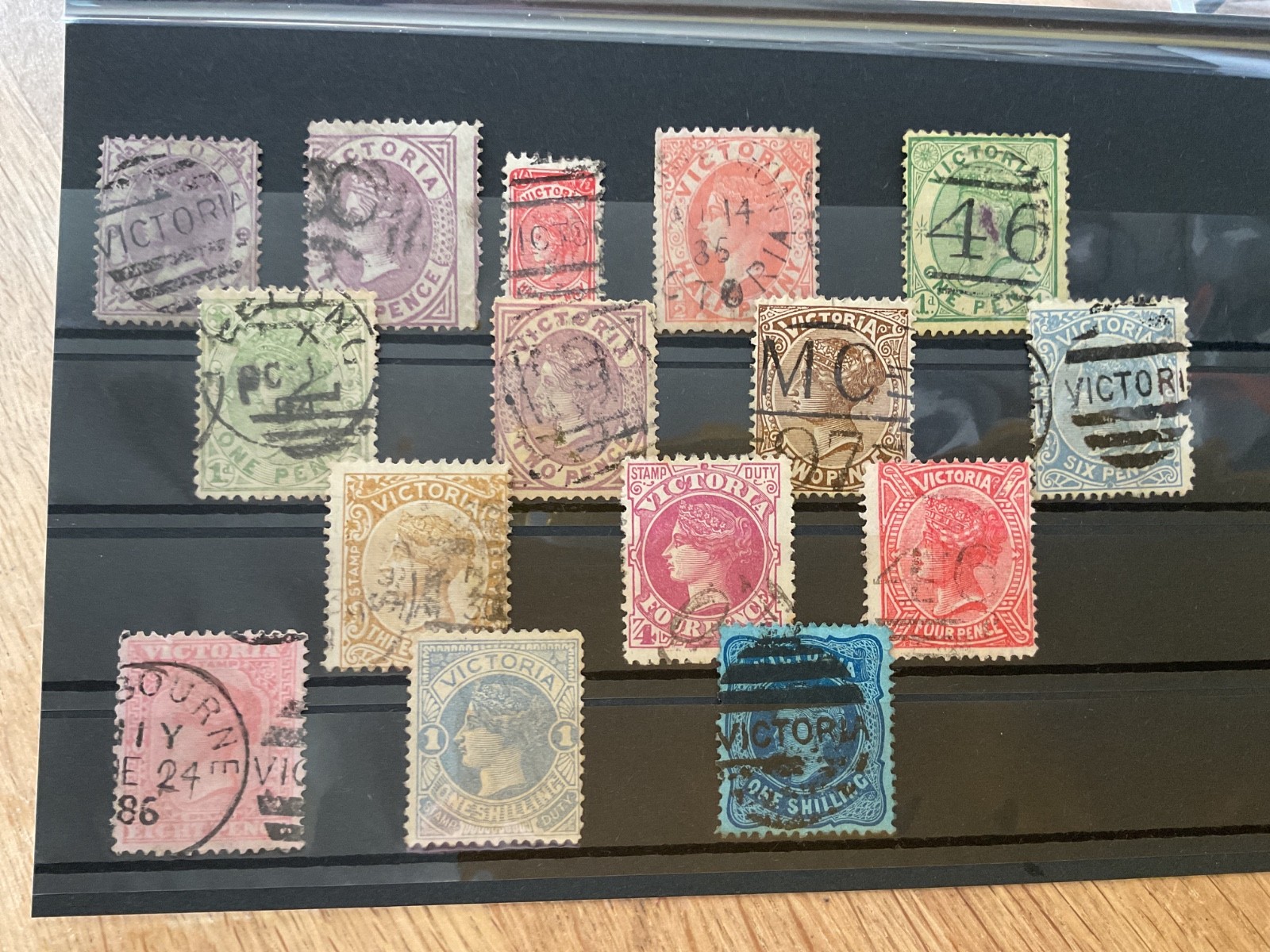 Australia Victoria 1870 - 1885  used stamps   B3540