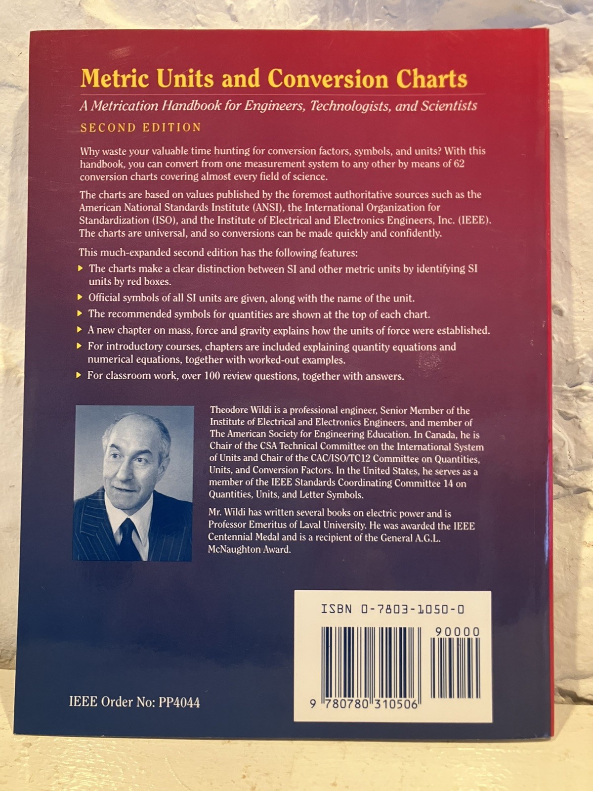 Metric Units and Conversion Charts : A Metrication Handbook for E