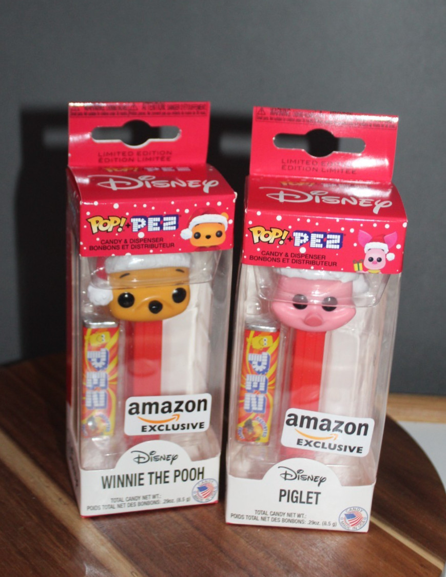Funko Pop Amazon Excl. Disney Winnie The Pooh And Piglet Pez Set Holiday Sealed