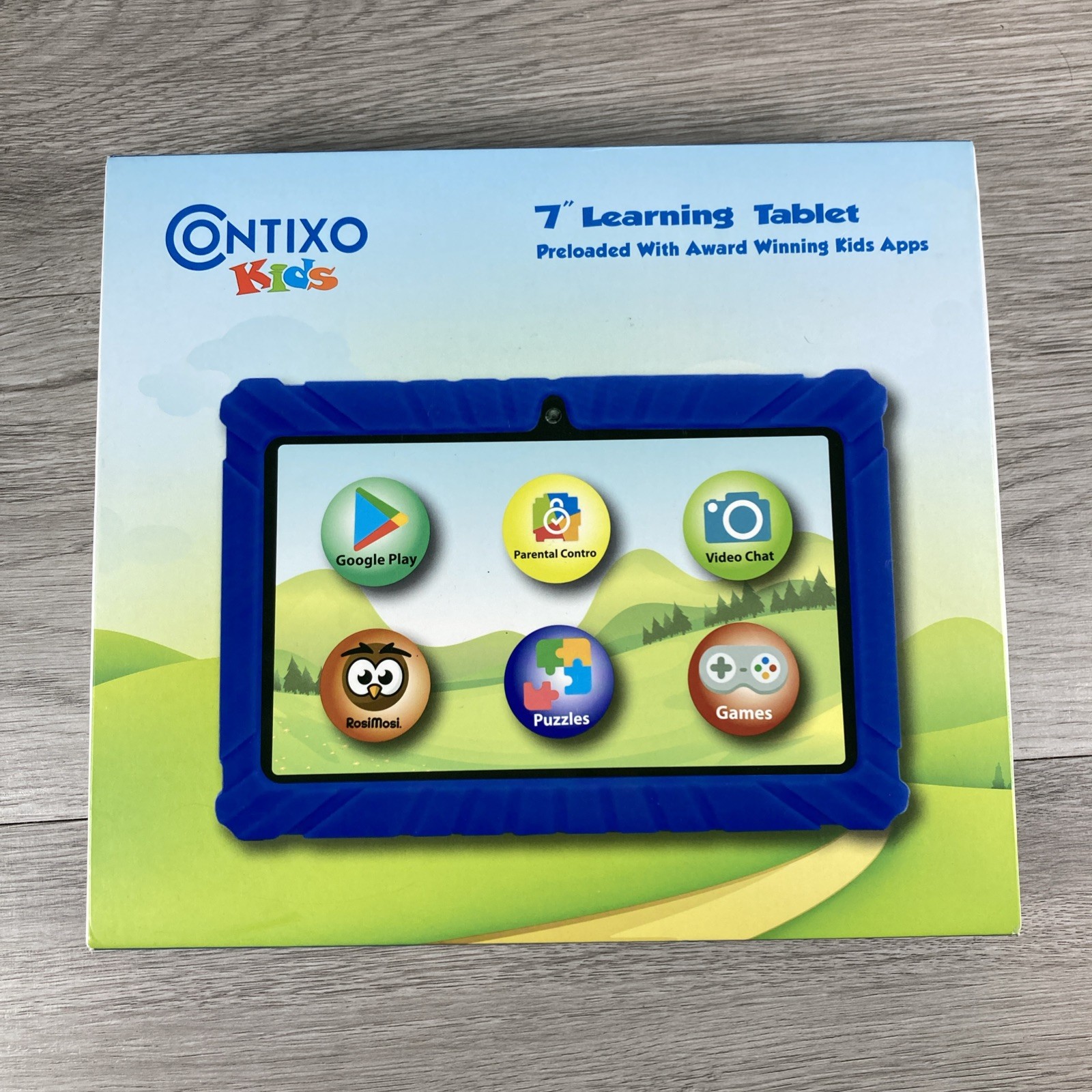 Contixo V8-2 Kids Learning Tablet, Android 11, 16 GB, Blue