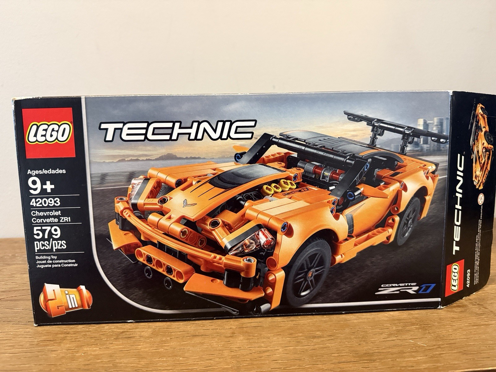 LEGO Technic 42093 Chevrolet Corvette ZR1 100% Complete w/ Box & Manual Preowned