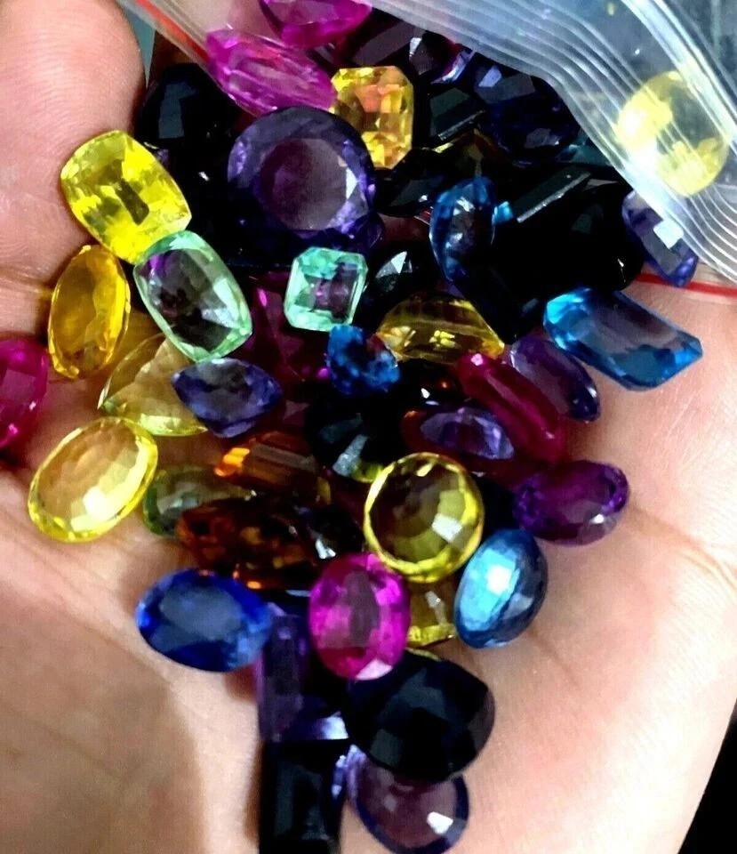 450 Ct Natural Multi-color Sapphire Lot Mixed Shapes Certified Wholesale Y435