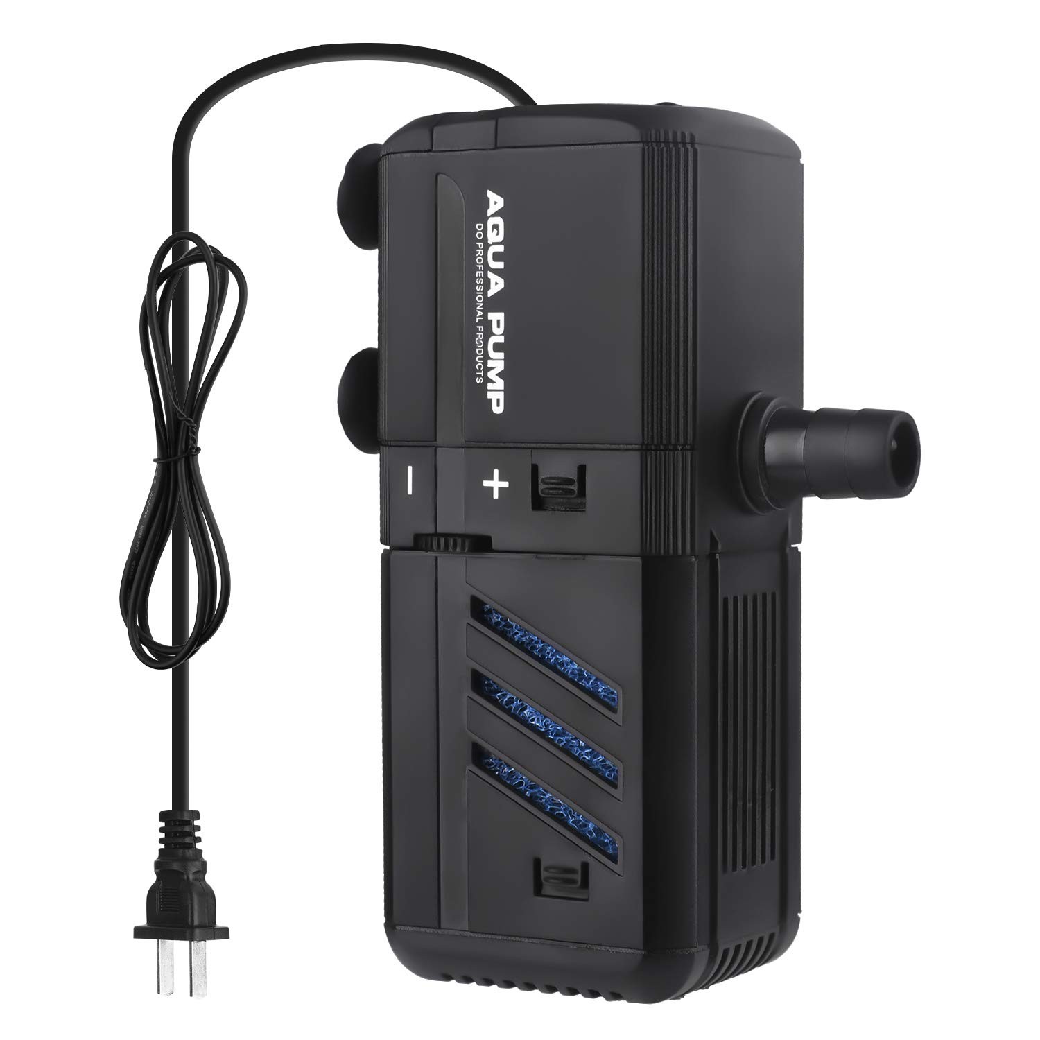 6W Submersible Aquarium Internal Fish Tank Filter Adjustable 132 GPH Water Pump