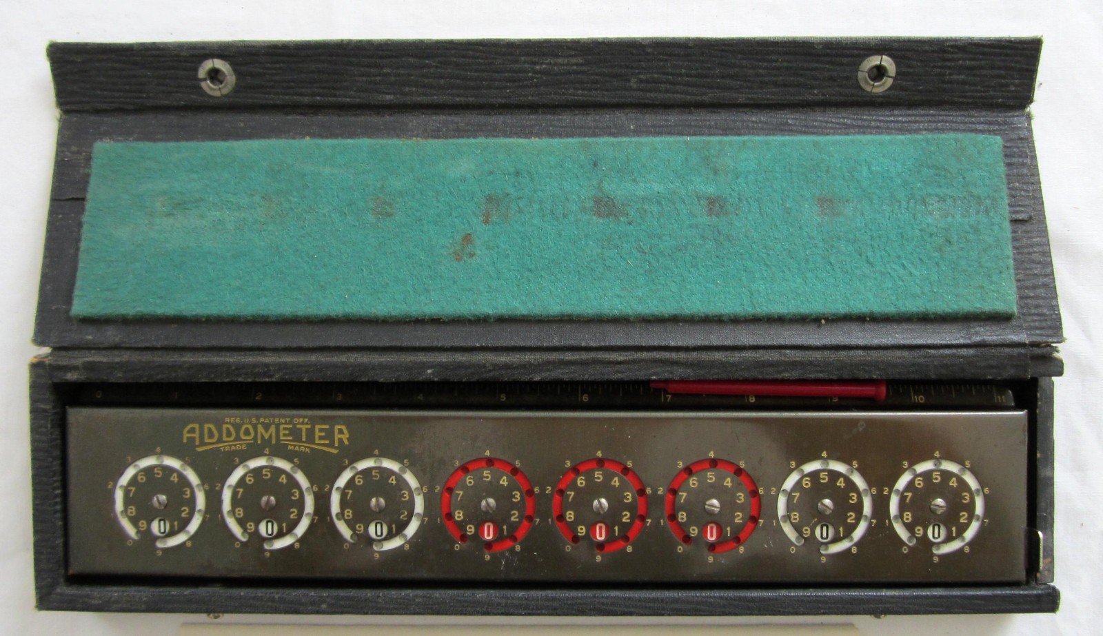 Vintage ADDOMETER In Original Box Reliable Typewriter & Adding Machine Co