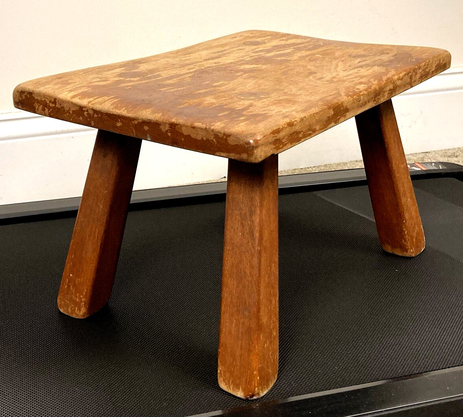 VTG Cushman Colonial Creation 9038 Foot Stool - Unrestored Stamped I / Nails