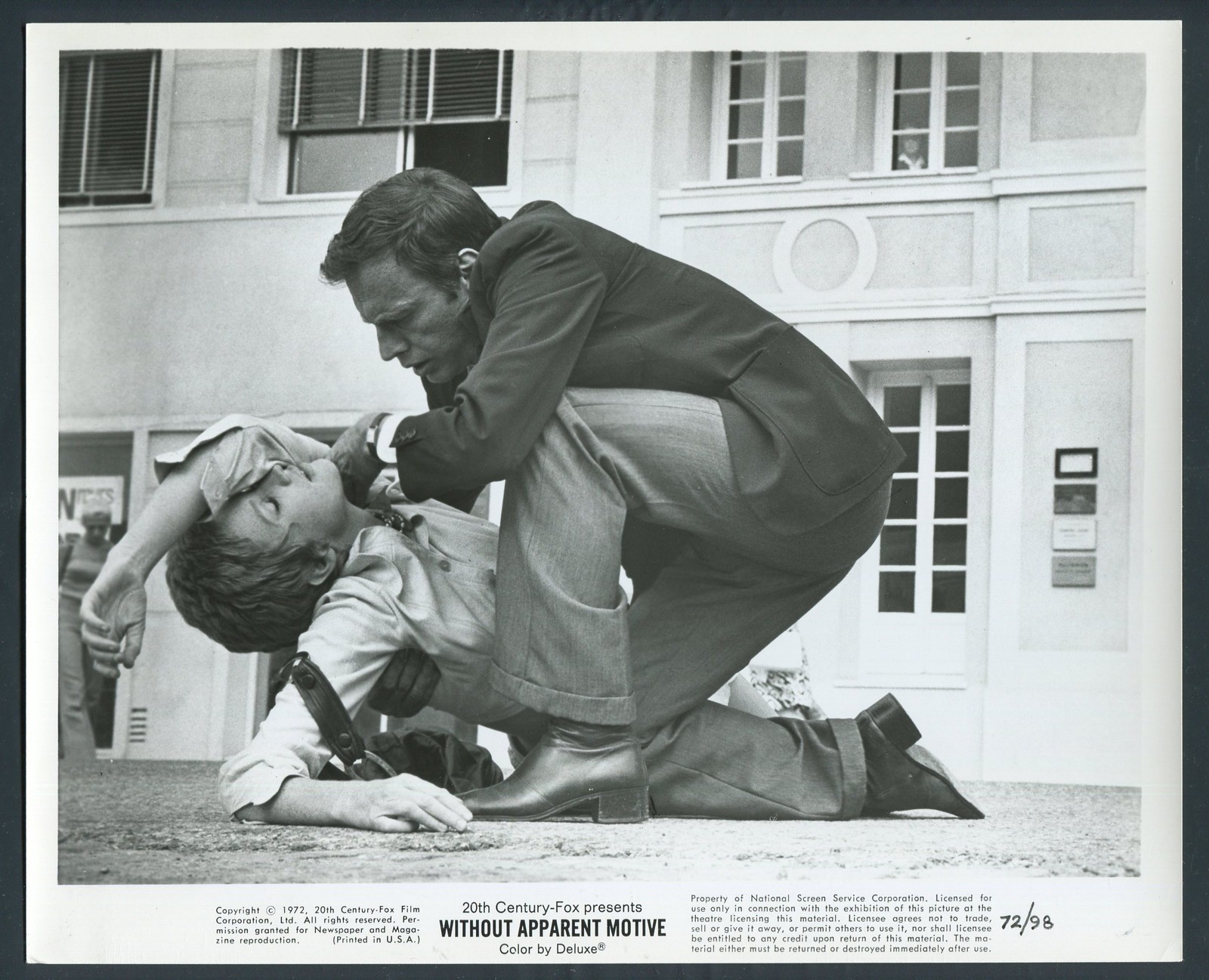 CARLA GRAVINA JEAN LOUIS TRINTIGNANT in Without Apparent Motive '72 GROUND