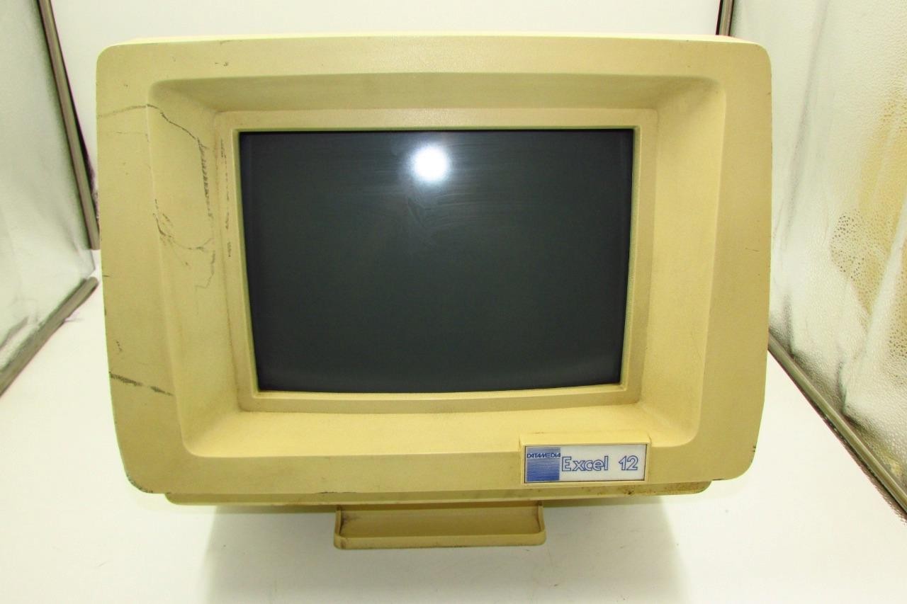 Vintage DataMedia Excel 12 Display Terminal - As Is for Parts or Repair