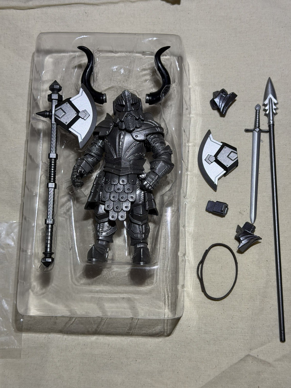 Mythic Legions Four Horseman Silver Dwarf Legion Builder