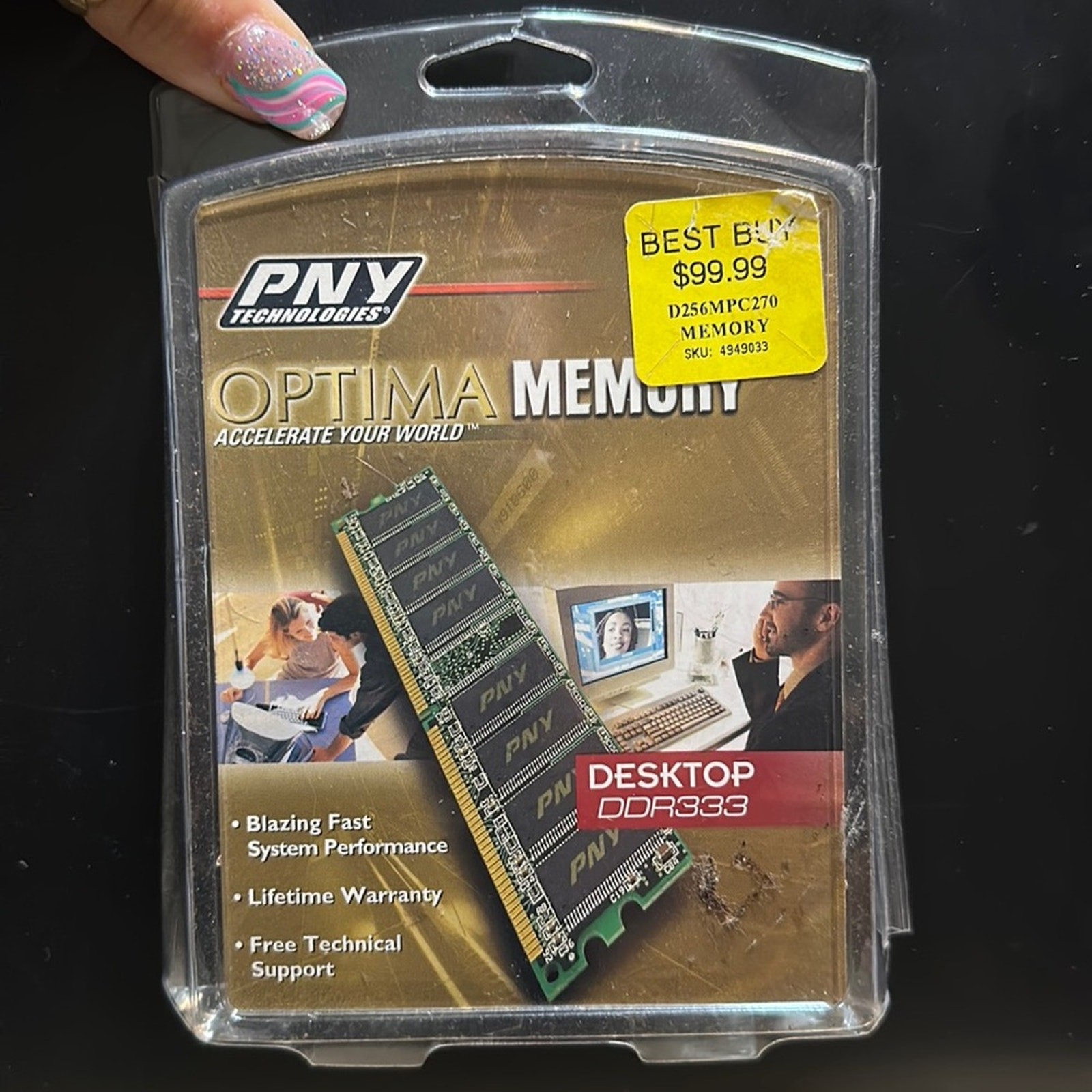 Optima Memory Desktop DDR 333.  256MB DDR  DIMM, N 32 WND STK 7064517