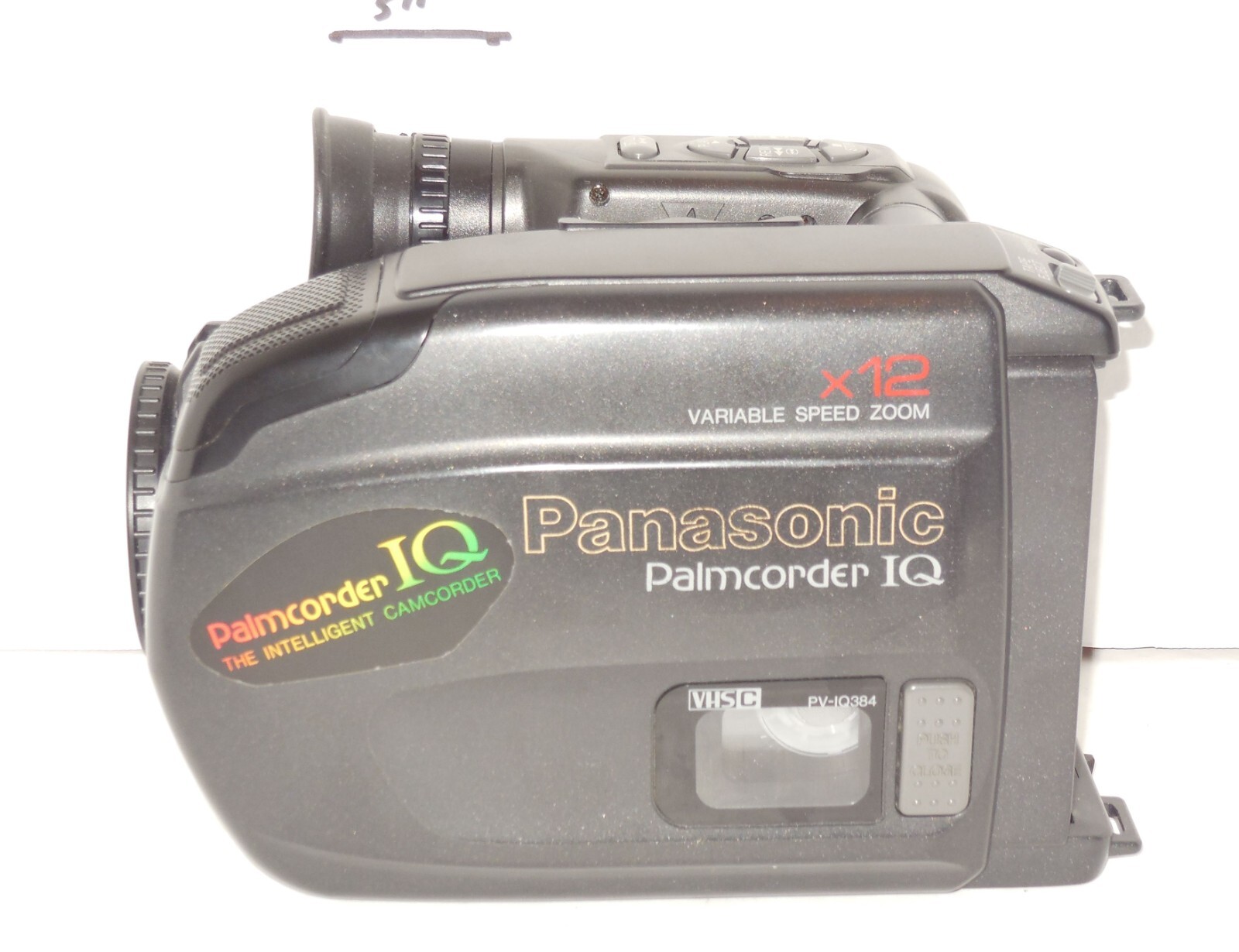 Panasonic PV-!Q384 VHSC Video Movie Camera Camcorder PARTS OR REPAIR Not working