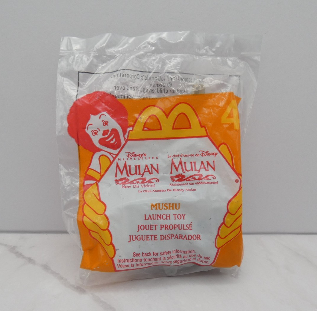 1998 McDonalds Disney's Mulan Mushu Launch Toy #4 Happy Meal Toy