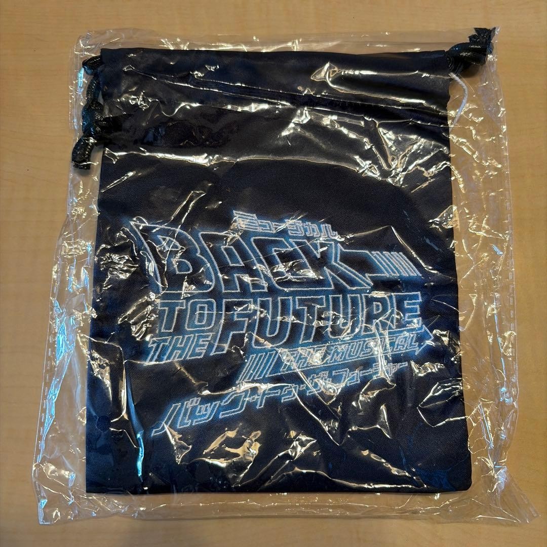 Shiki Theter Company Back to the Future Musical Pouch New Unused 18cm x 15cm