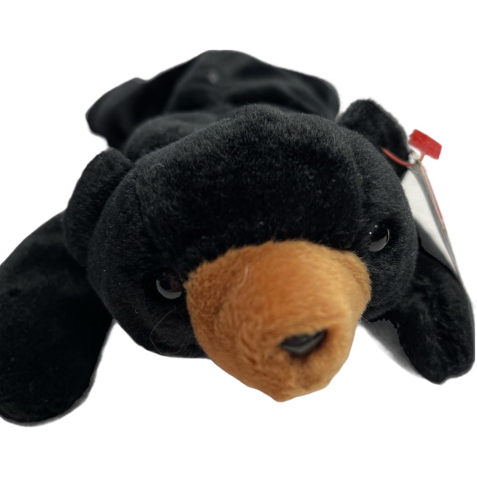 TY Beanie Babies Collection Black Bear Toy Blackie DOB July 15 1994