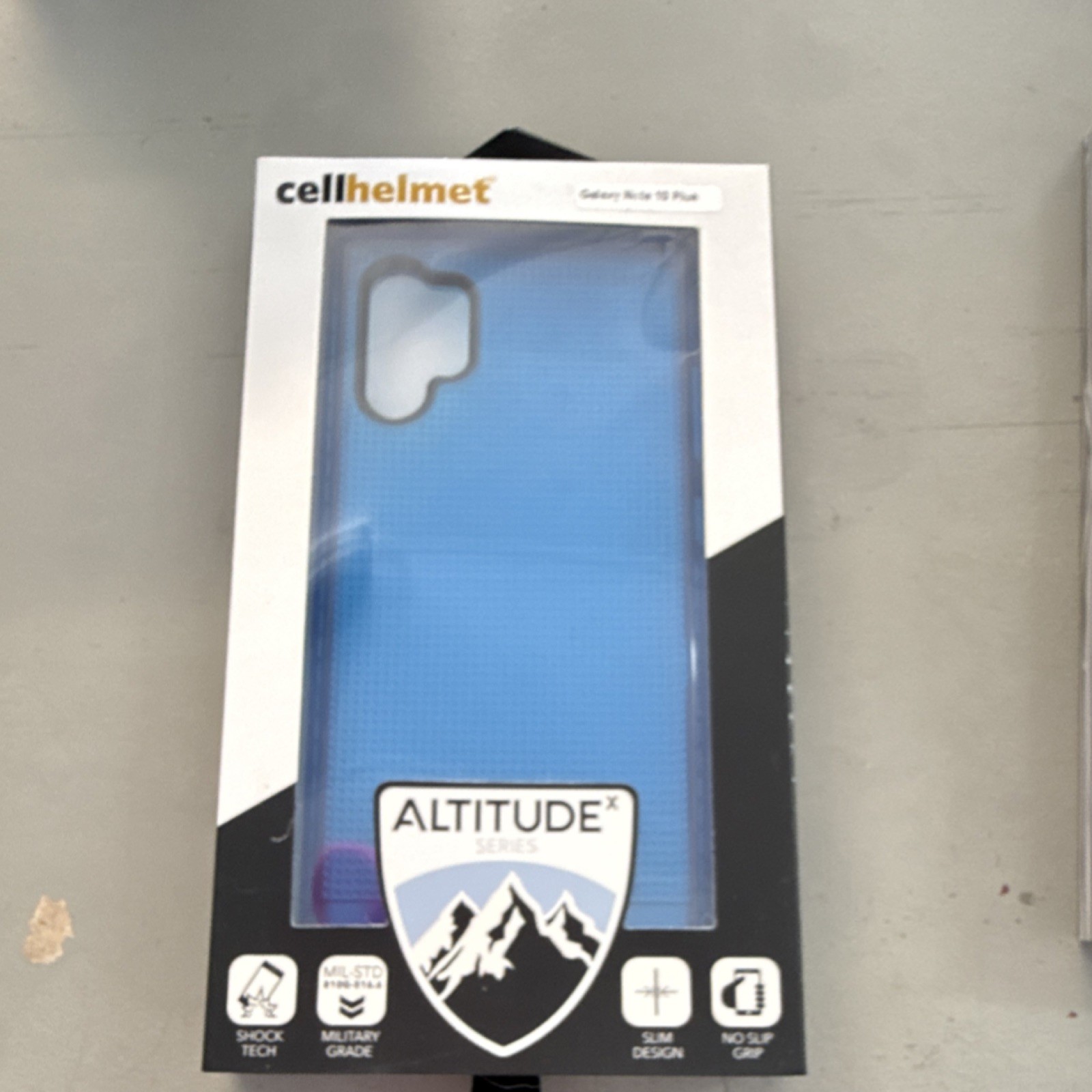cellhelmet Blue Shockproof Slim Case for Samsung Galaxy Note 10 Plus