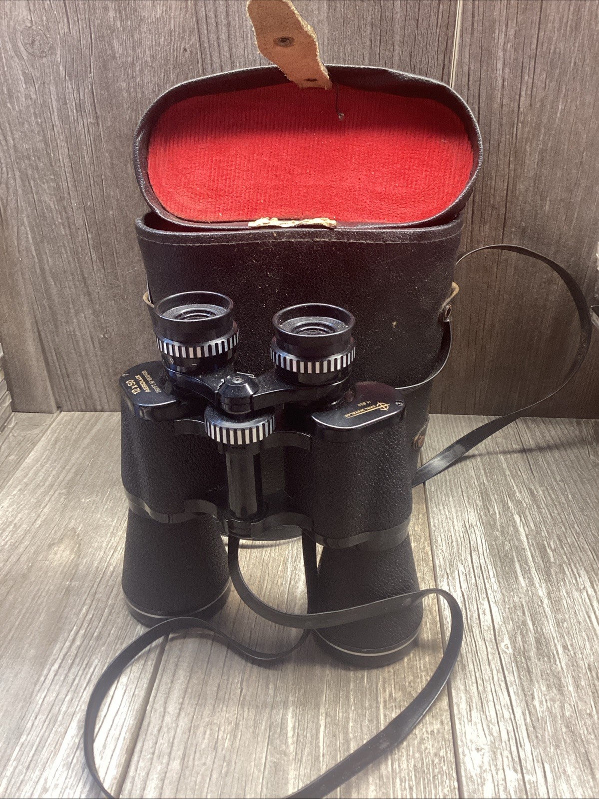 Carl Wetzlar Parts/Repair 12x50 Coated Binoculars 262ft at 1000y +Leather Case