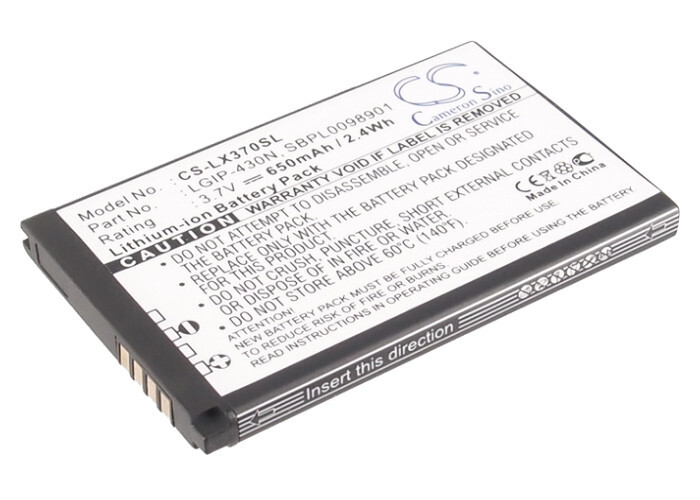 BATTERIE 650mAh LGIP-430N SBPL0098901 For LG 990G C320 Cookie Fresh GC300 GS290