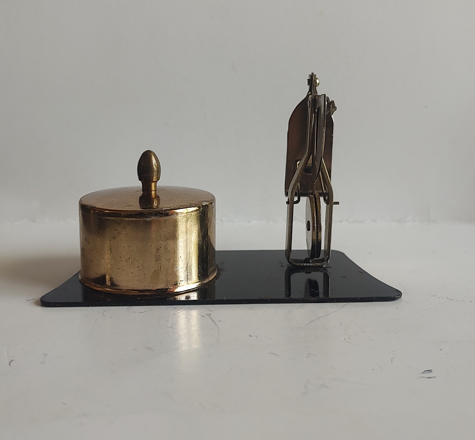 Vintage Desktop LETTER POSTAL SCALE and STAMP HOLDER 