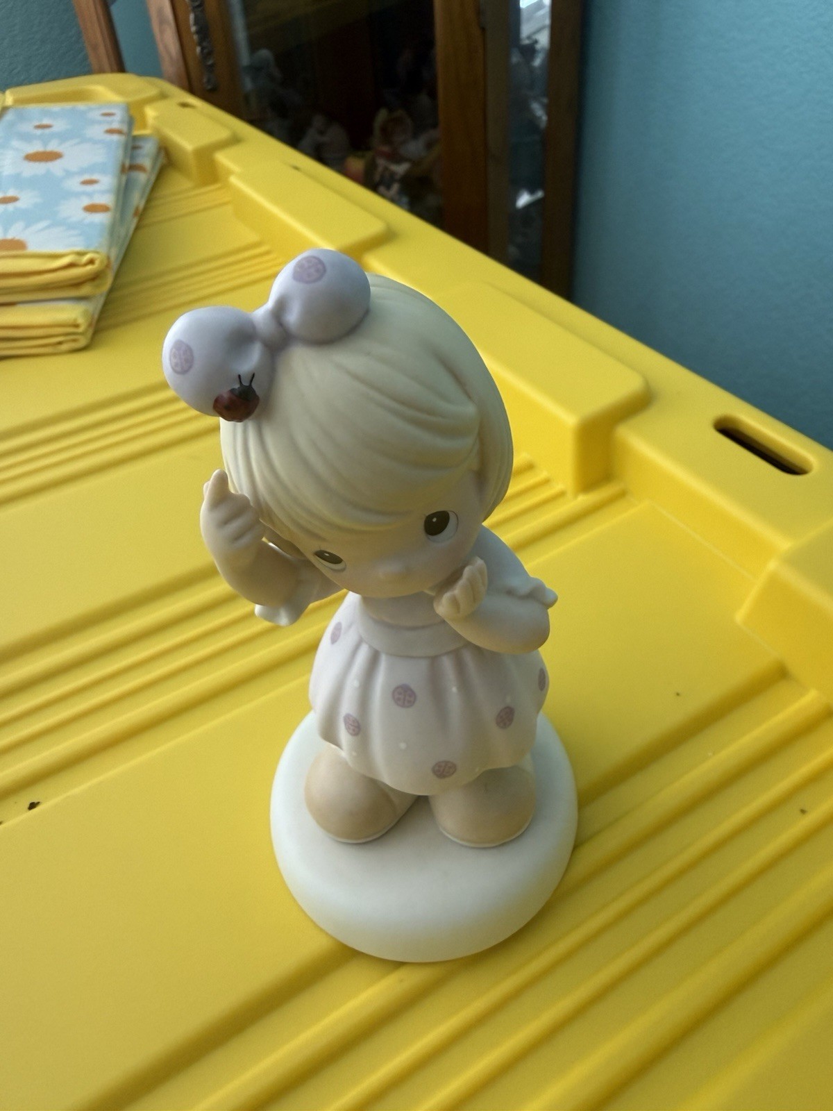 Precious Moments I'm So Glad I Spotted You As A Friend Porcelain Figurine 2002