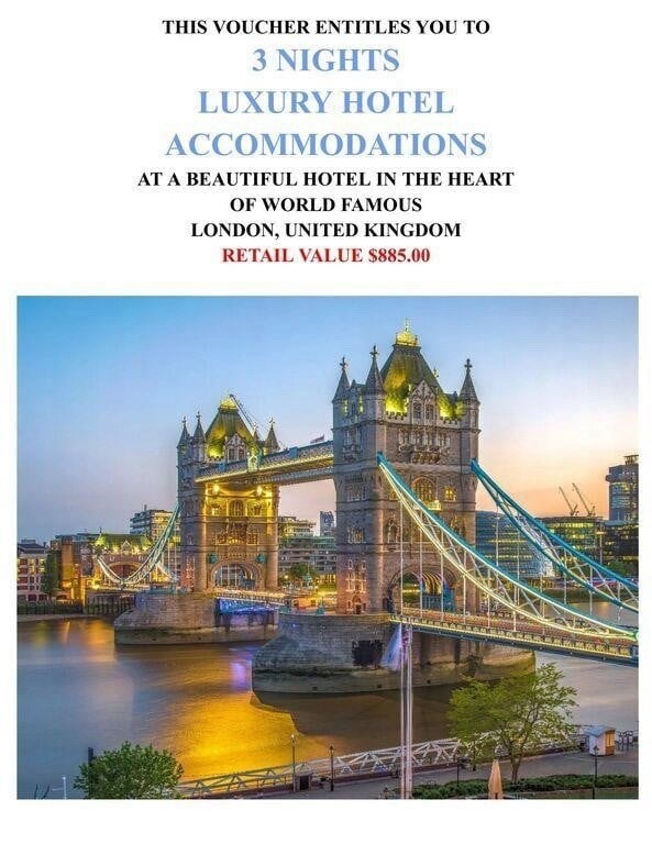 LONDON, UNITED KINGDOM 4 Days/3Nights Vacation Pkg