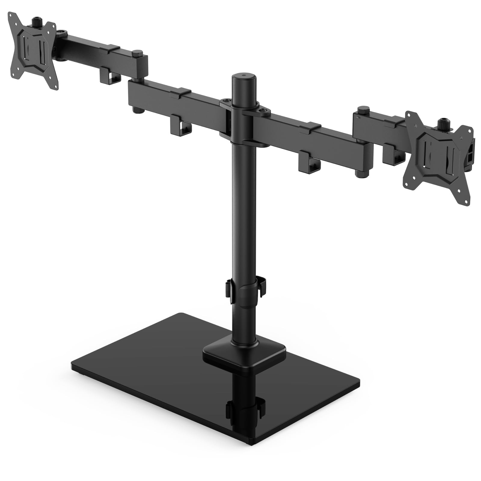 Freestanding Dual Monitor Stand, 32 Inch Dual Monitor Mount for 2 Screens, Ho...