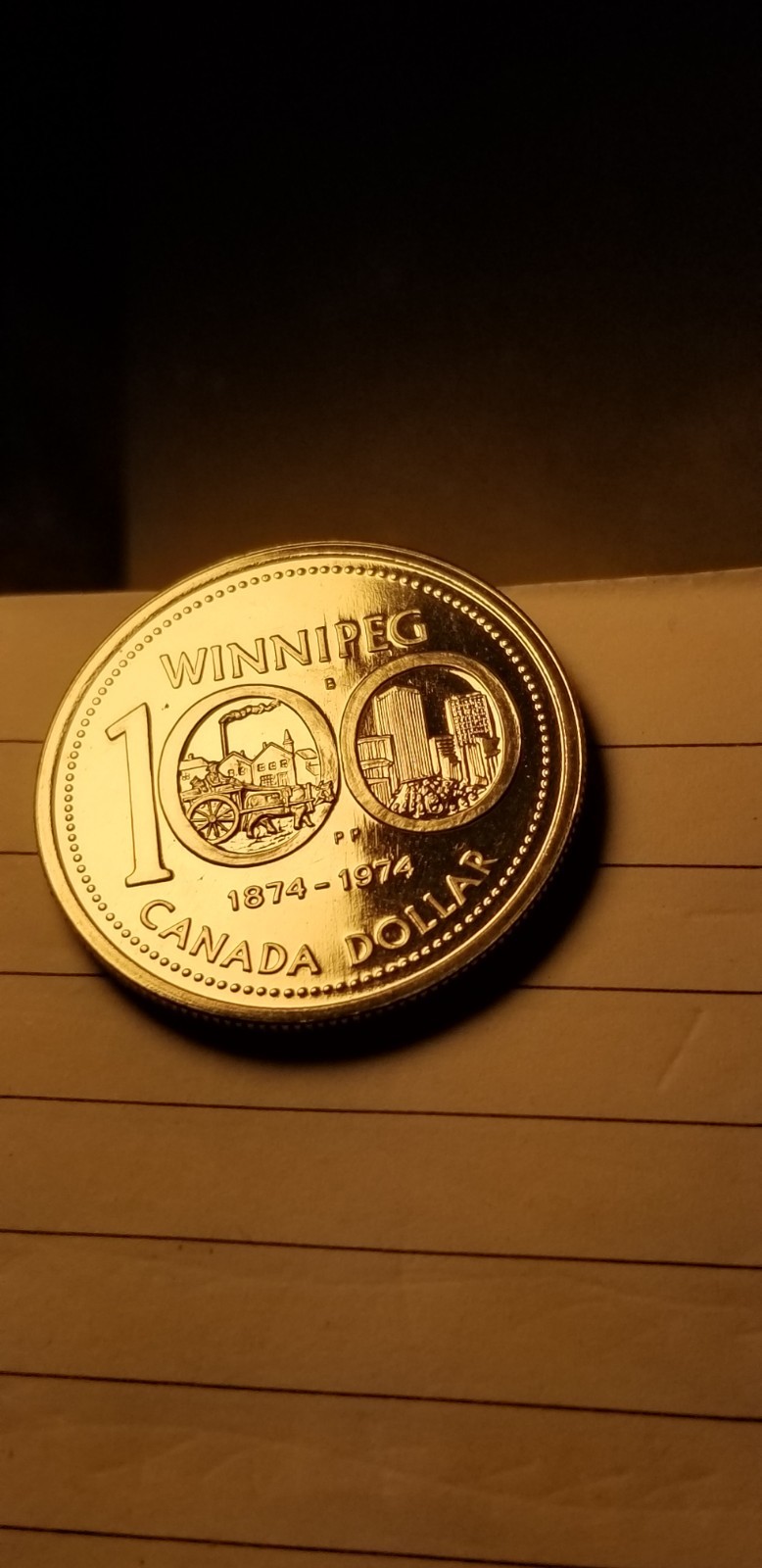1974 Canada Winnipeg Dollar Coin Mint Grade Beauty Idab1.