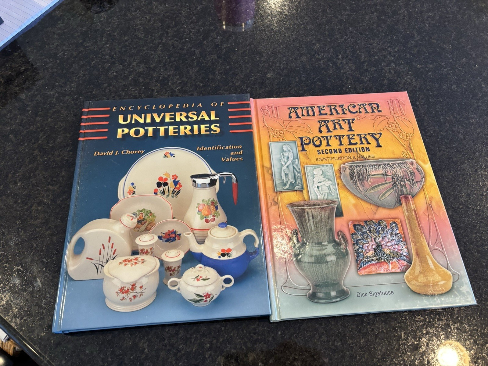 Vintage Lot of 2 Pottery Price Guide Books